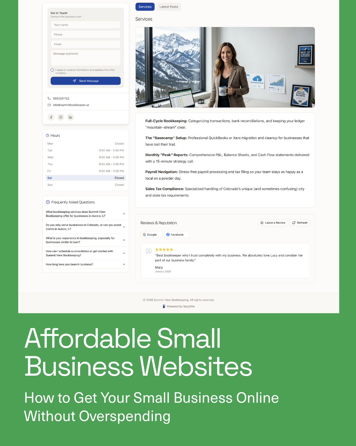 Affordable Small Business Websites — How to Get Your Small Business Online Without Overspending